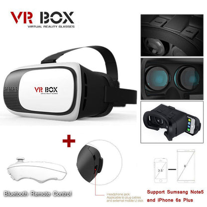 VR BOX Virtual Reality 3D Glasses Bluetooth